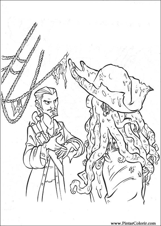 567x794 Drawings To Paint Amp Colour Pirates Of The Caribbean