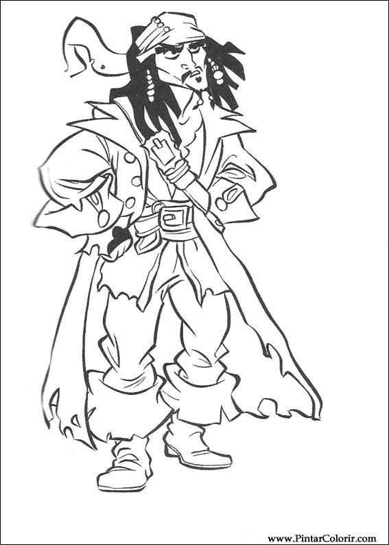 567x794 Drawings To Paint Amp Colour Pirates Of The Caribbean