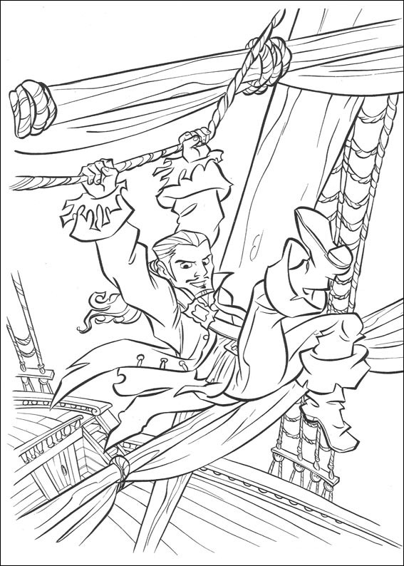 567x794 Pirates Caribbean. Disney Coloring Page Pirates