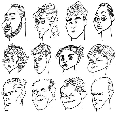 499x492 Quick Sketch And Gift Caricatures By Joe Aronson