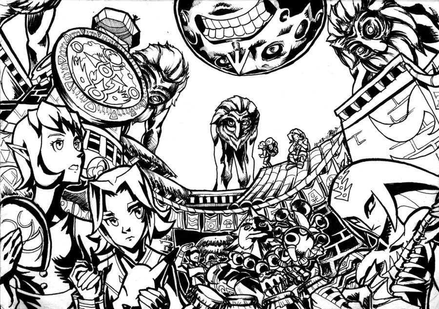 900x633 Zelda Carnival Of Time By Hakuramen