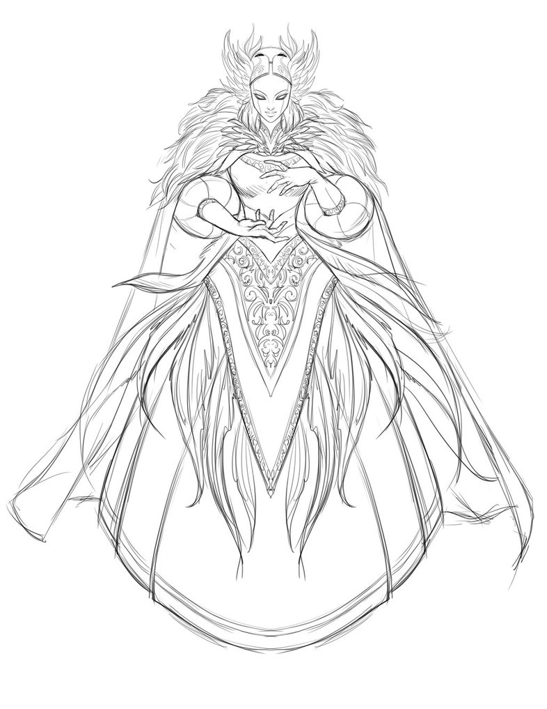 786x1017 Carnival Of Venice, Sketch By Iara Art