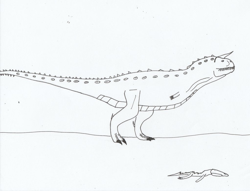 1022x781 Carnotaurus Fulgaris By Nevert013