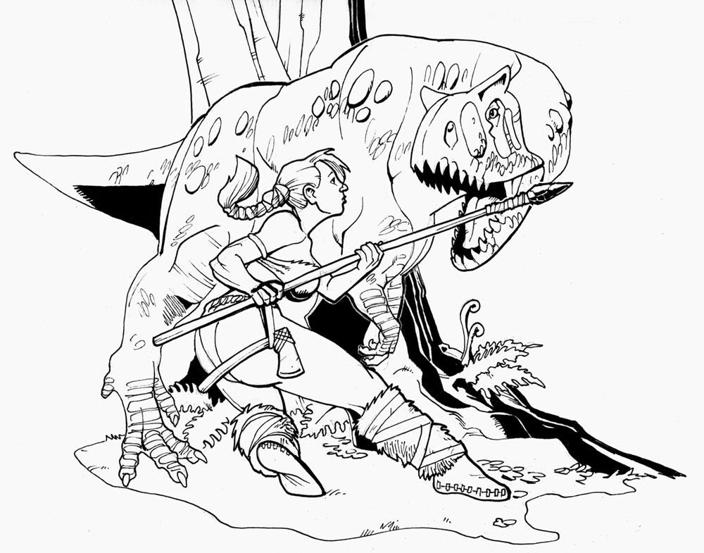 1000x785 Vs. Carnotaurus By Pachycrocuta