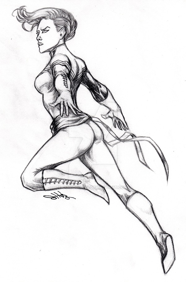 600x911 Carol Danvers Captain Marvel Pencils By Dingodile24