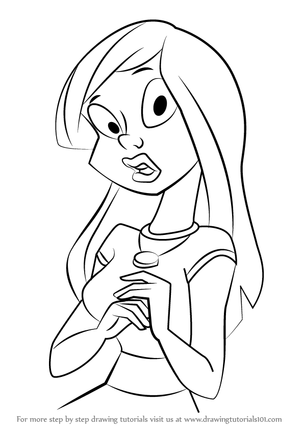 596x842 Learn How To Draw Carol From Looney Tunes (Looney Tunes) Step By