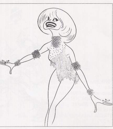 432x496 Al Hirschfeldcarol Channing The Many Sketches Of Al