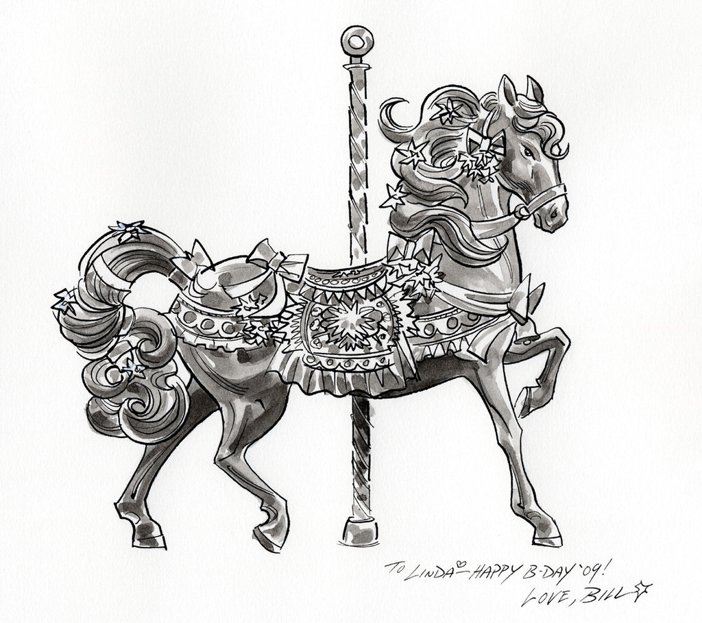 1024x909 Carousel Horse By Billreinhold