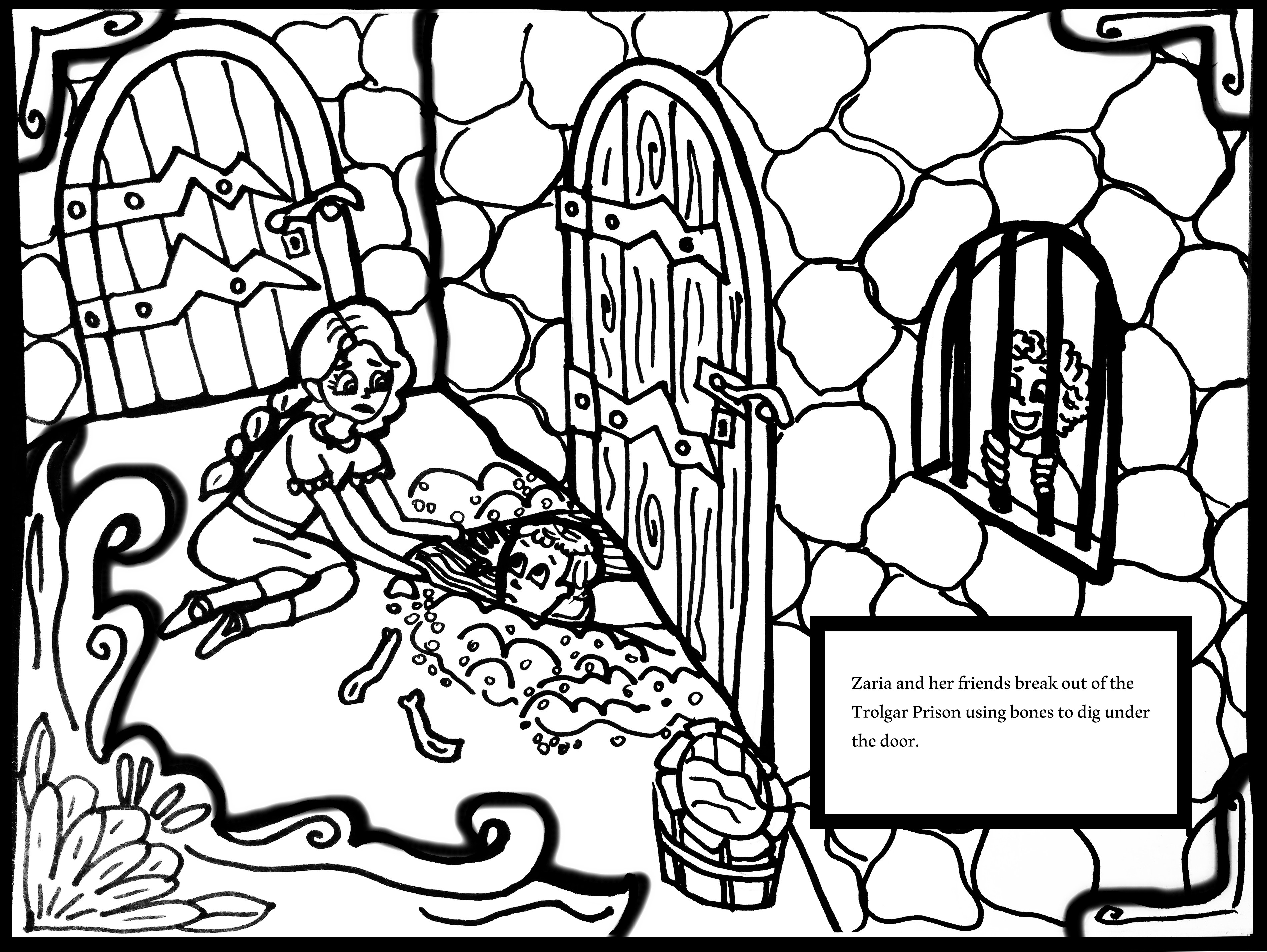 3800x2856 New Coloring Page From Michele Carpenter For Zaria Fierce