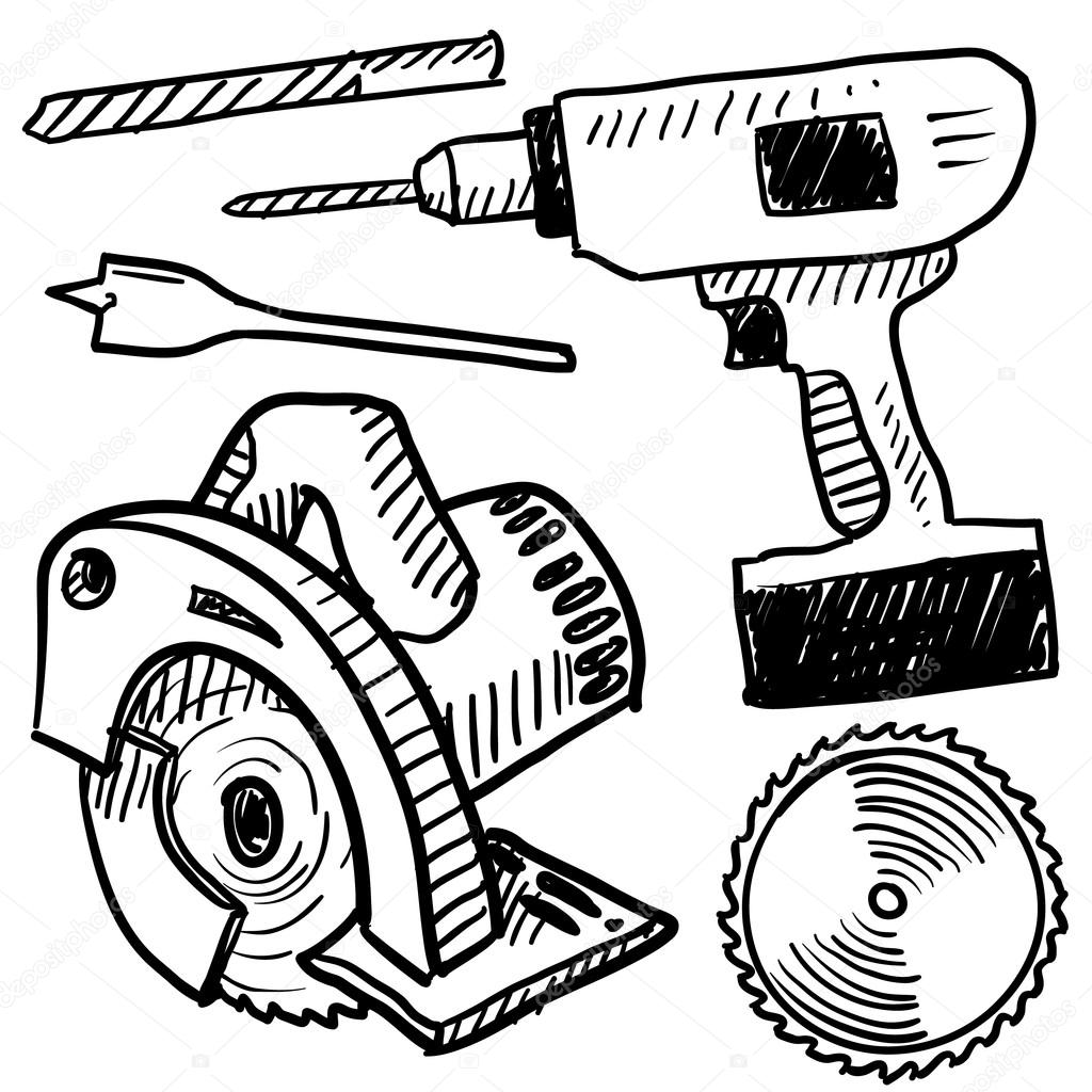 1024x1024 Woodworking Tools Drawings With Unique Inspiration