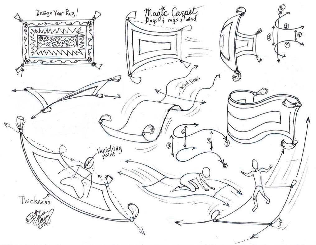 1015x788 Draw A Magic Carpet By Diana Huang