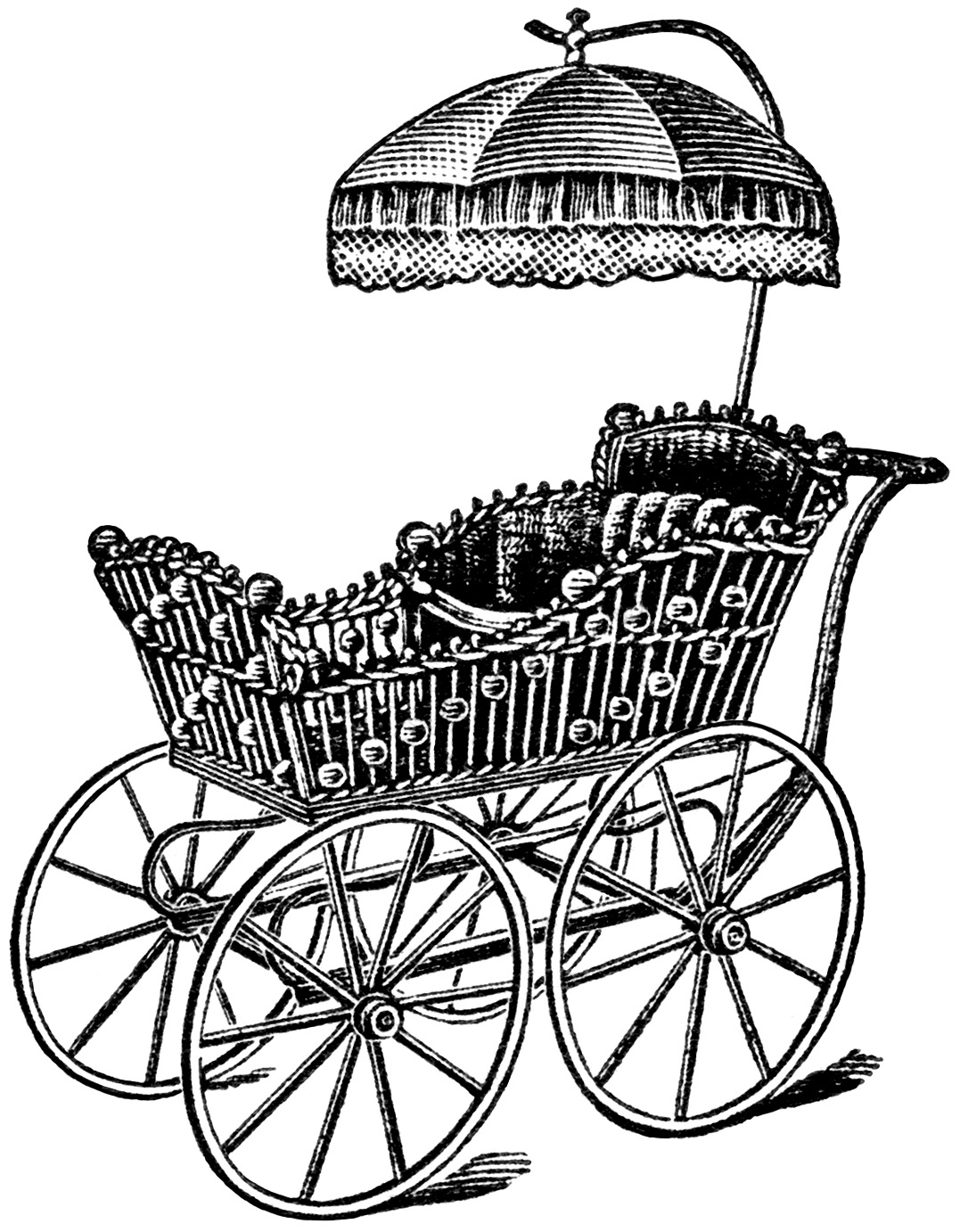 1077x1382 Elegant Baby Carriage Clip Art Old Design Shop Blog