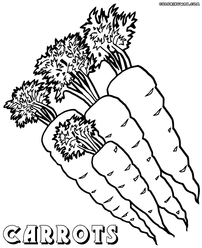Carrot Coloring Page 7