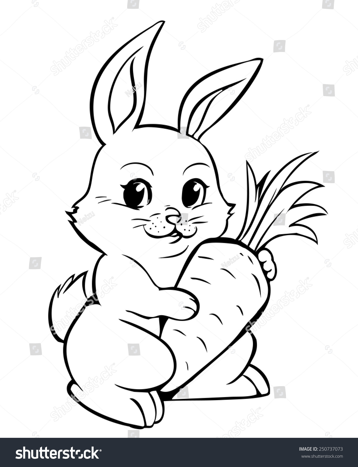 1227x1600 Cartoon Drawn Pics Of Rabbit