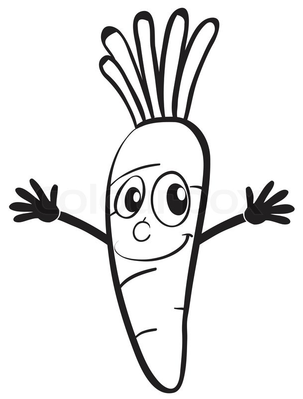 609x800 Carrot Stock Vector Colourbox