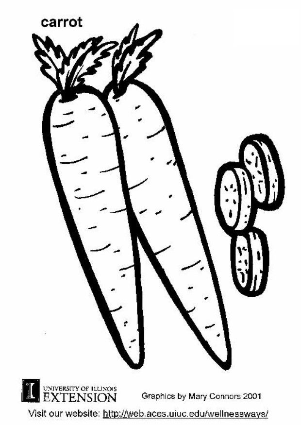 620x875 Coloring Pages For Kids Carrot Coloring Pages