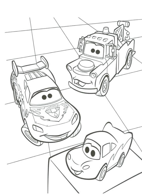 562x768 Disney Junior Cars 2 Coloring Pages To Pretty Draw Photo