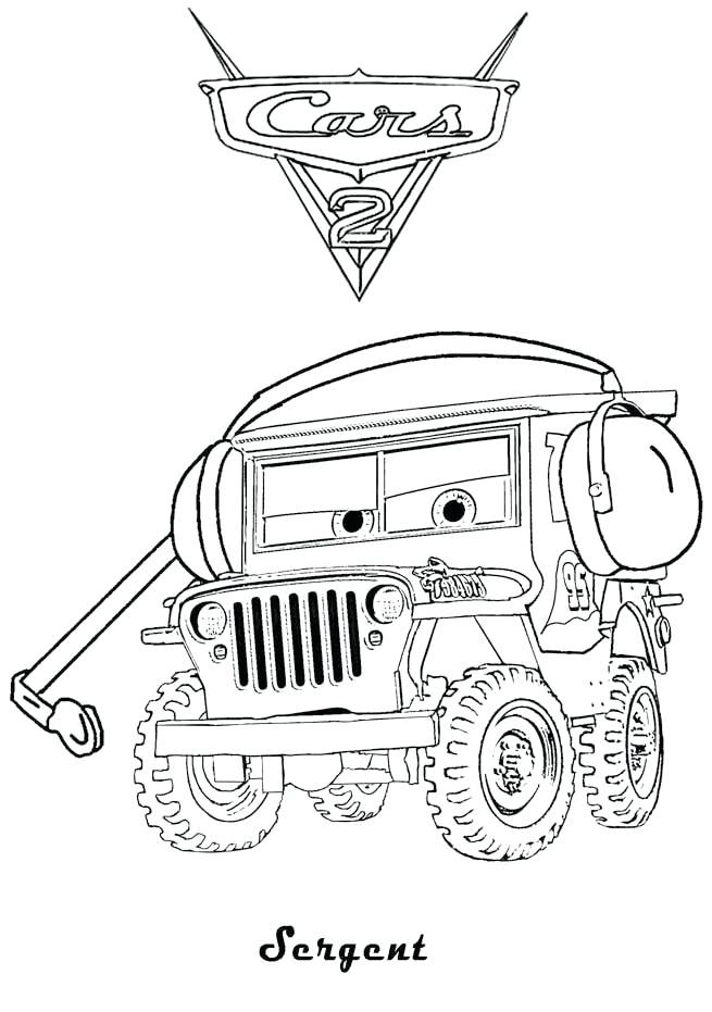655x931 Cars 2 Coloring Pages