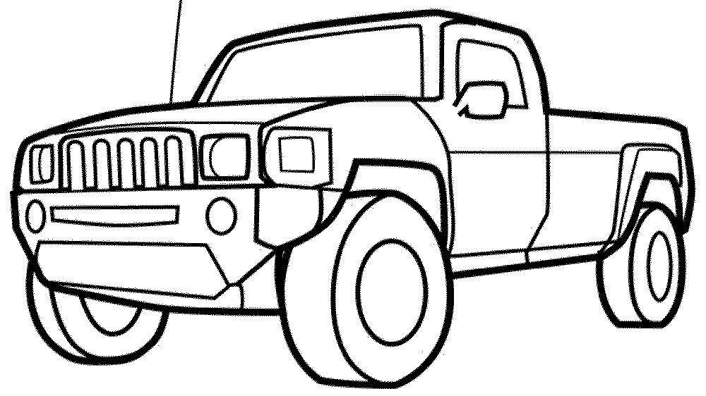 1000x562 Coloring Pages Of Trucks And Cars Coloring Page For Kids