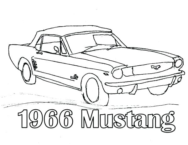 600x464 Mustang Car Coloring Pages Car Coloring Pages Drawing Mustang