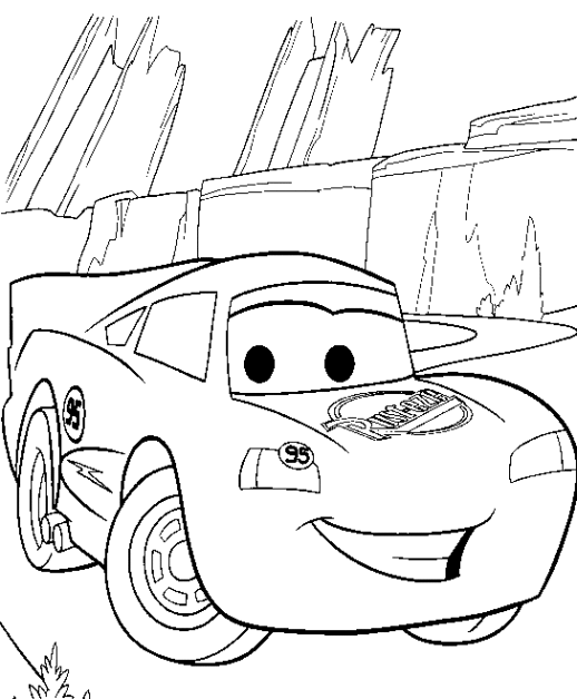 518x628 Cool Coloring Pages For Kids Cars 2 Kleurplaat