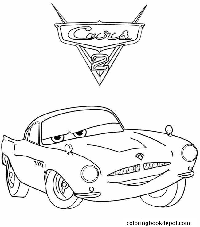 651x740 Disney Finn S For Kids Cars 22d3d Coloring Pages