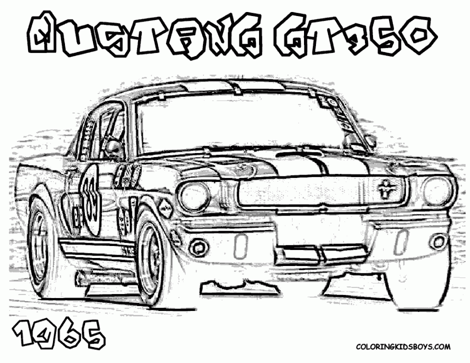 940x726 Mustang Car Coloring Pages'6565