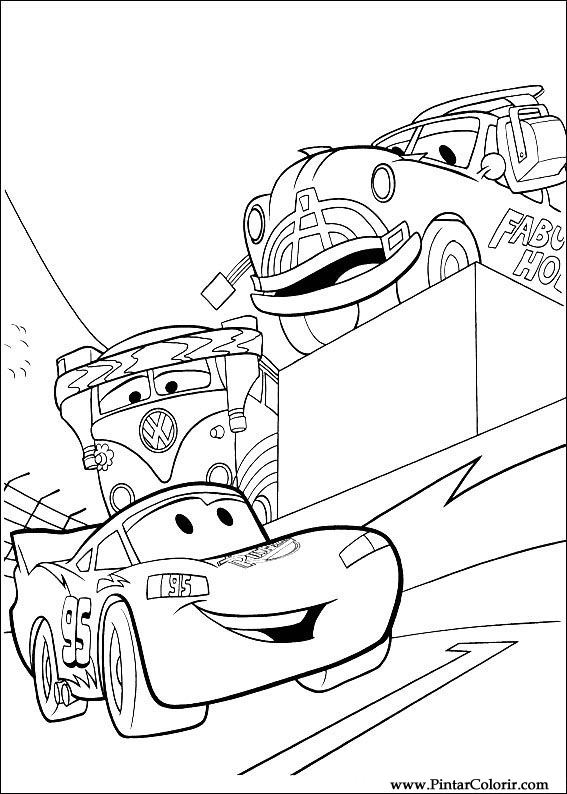 567x794 Drawings To Paint Amp Colour Lightning Mcqueen