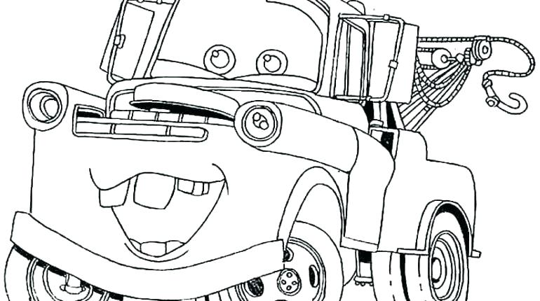 770x430 Mater Coloring Pages Cars Movie Coloring Pages To Print Mater