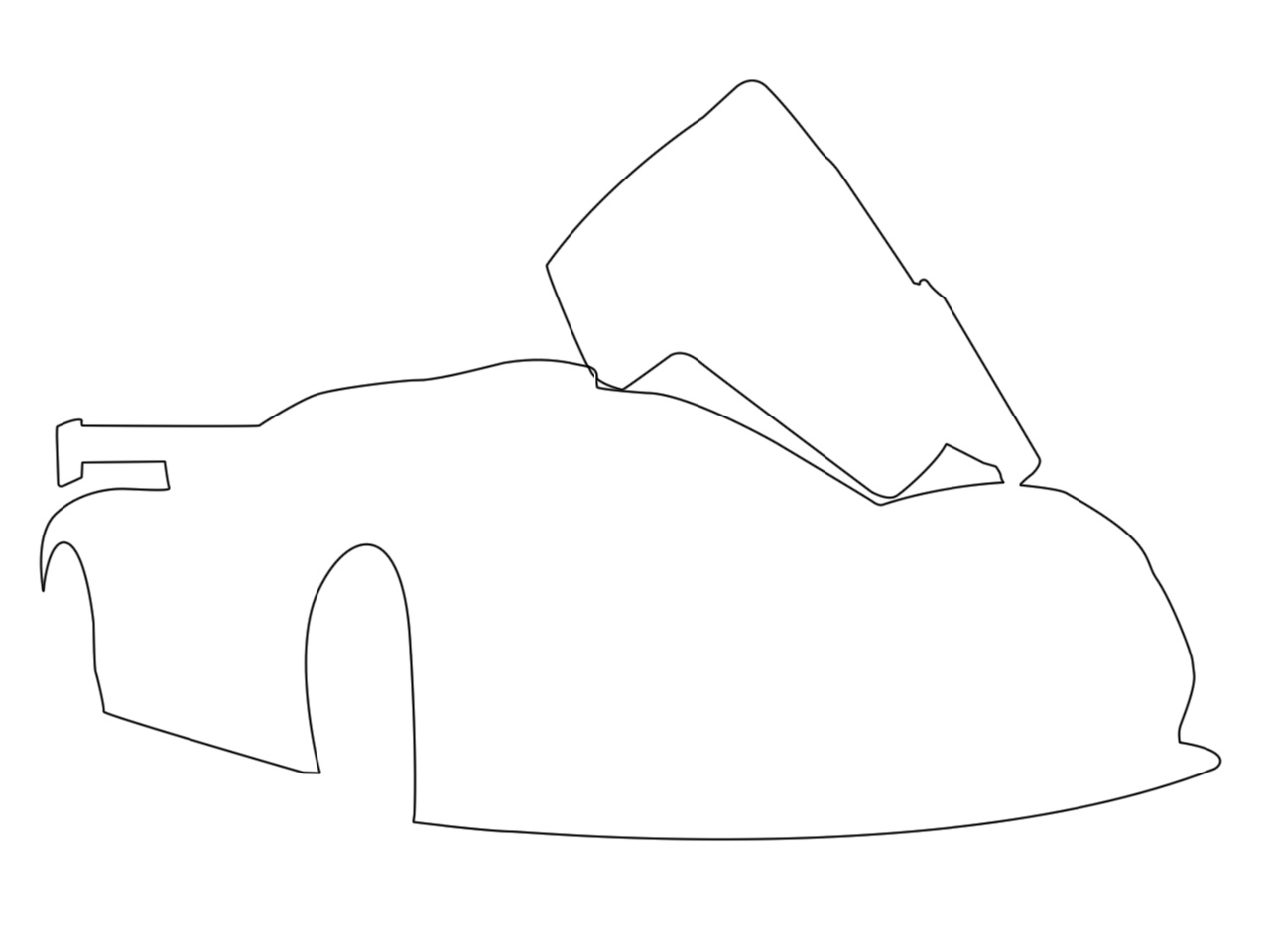 1280x960 Drawing A Car Lineart In Photoshop