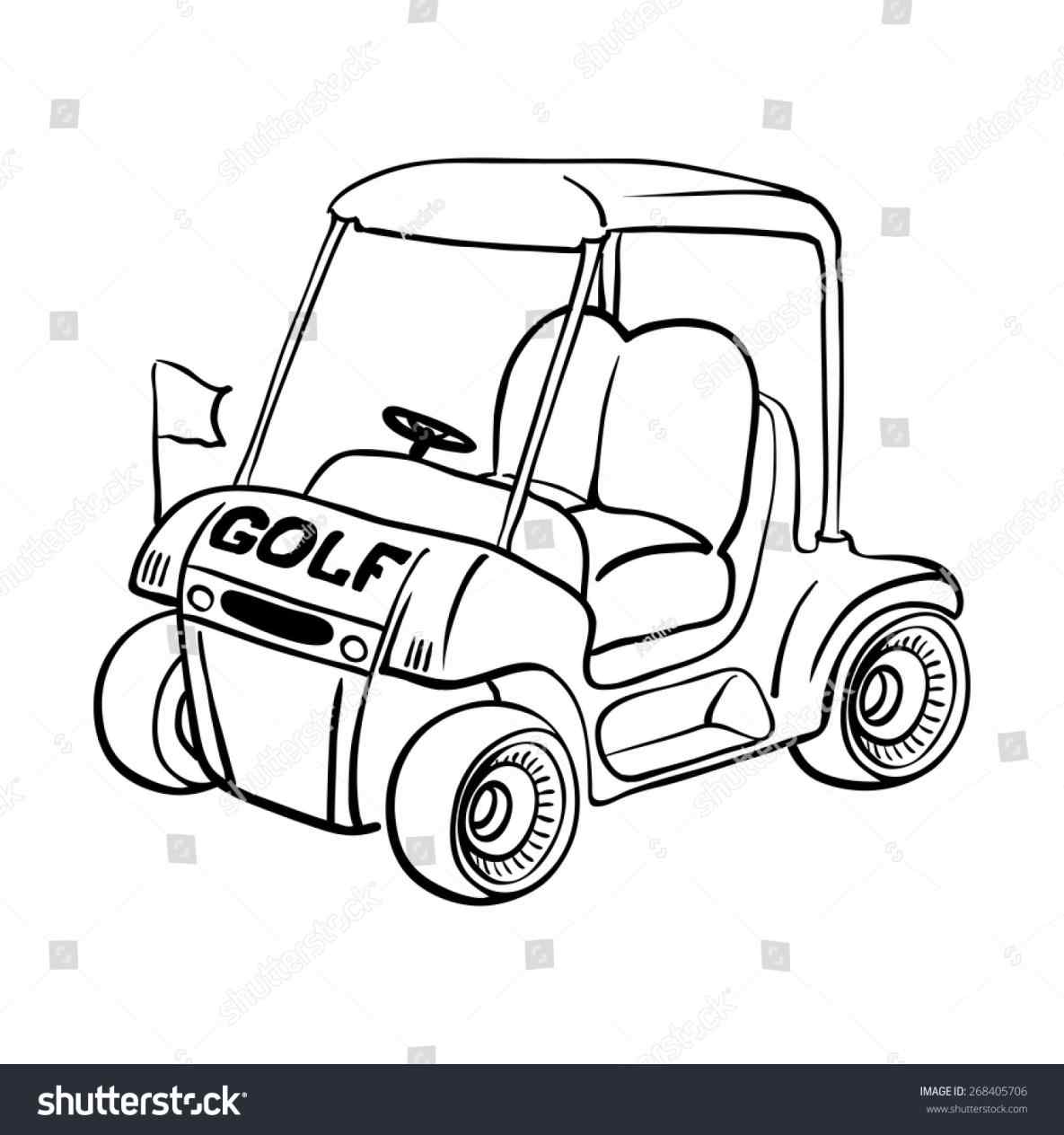 1185x1264 Every Golf Cart Needs A Lift Kit Golfpatentscom Vector Sketch
