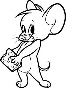 228x302 Coloring Page Tom And Jerry