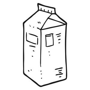 300x300 Drawing Milk Carton