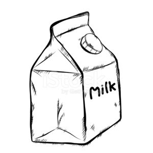 300x300 Milk Carton Box Stock Vectors