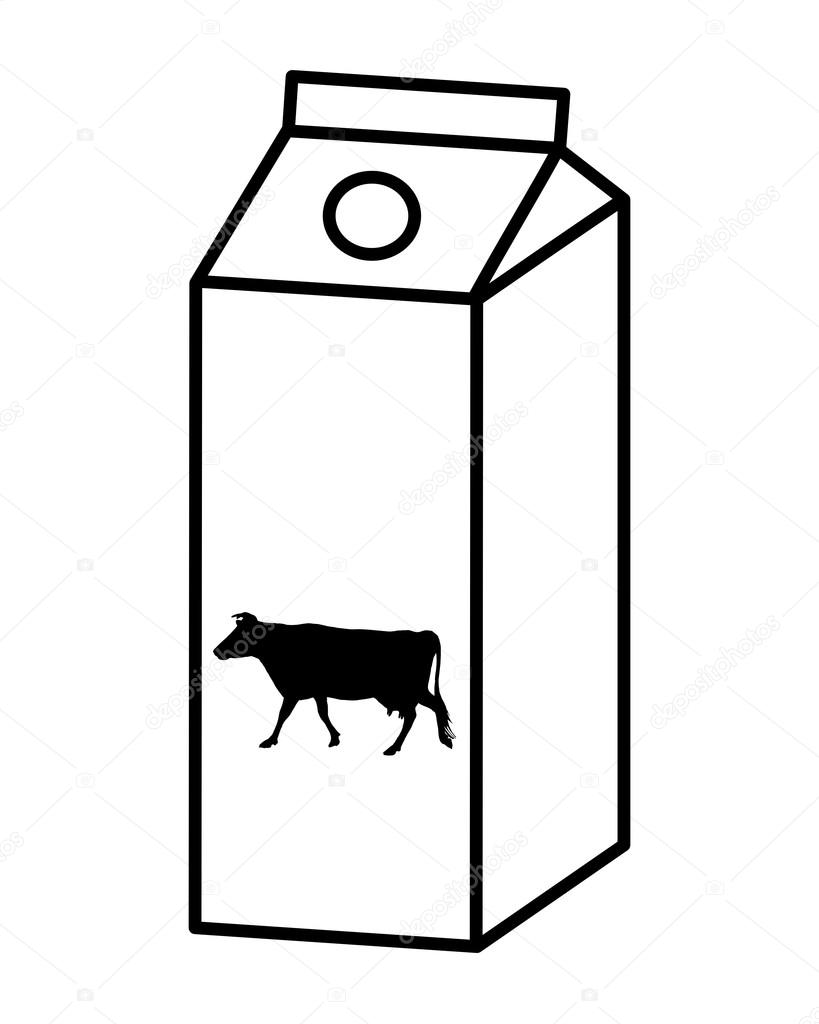 819x1024 Milk Carton Stock Vector Lantapix
