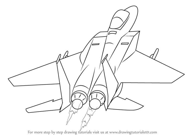 800x568 Learn How To Draw A Jet Plane (Airplanes) Step By Step Drawing