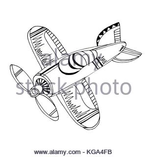 300x320 Watercolor Plane Aircraft Drawing Cartoon Style Isolated On A Wh