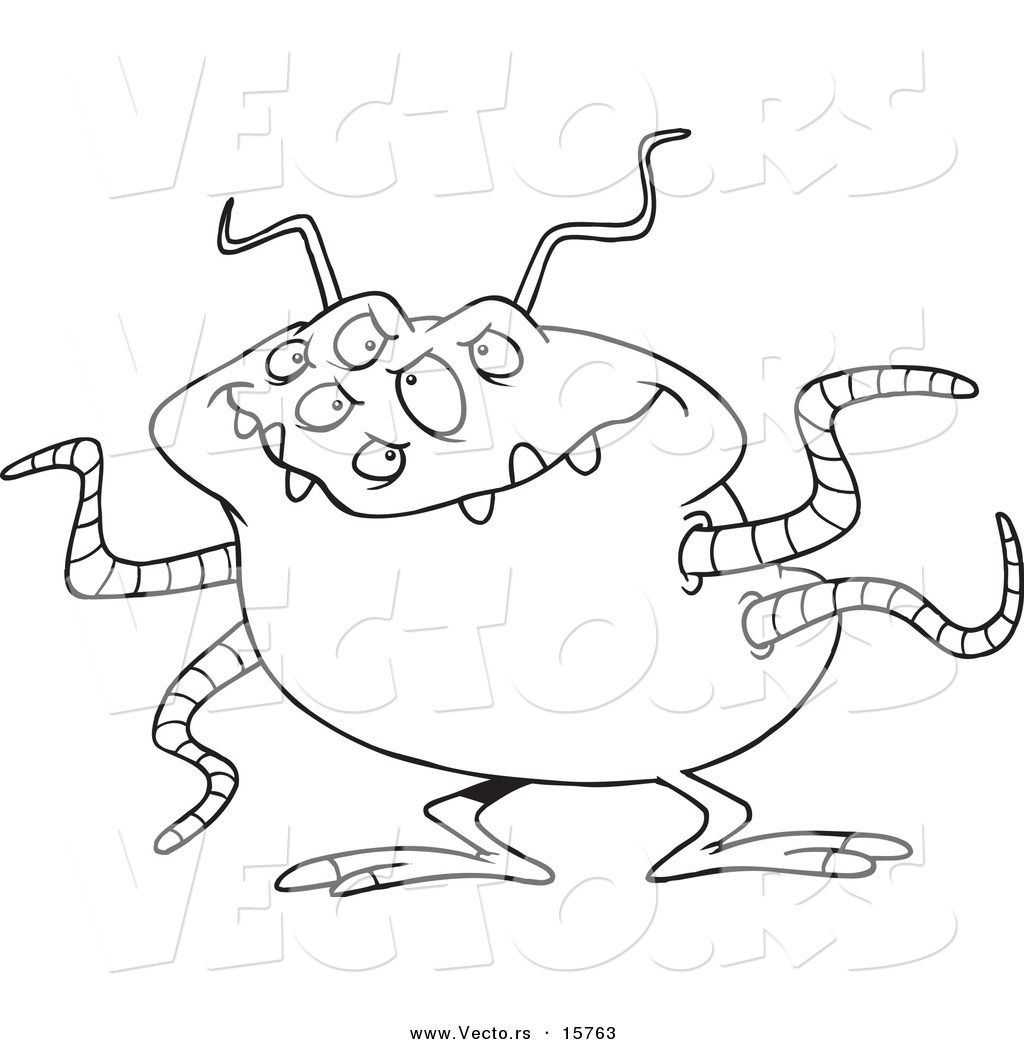 1024x1044 Vector Of A Cartoon Menacing Alien
