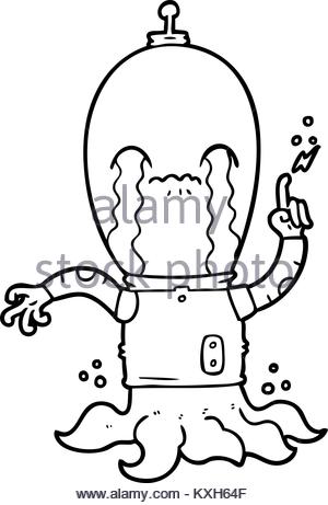 300x461 Cartoon Alien Stock Vector Art Amp Illustration, Vector Image