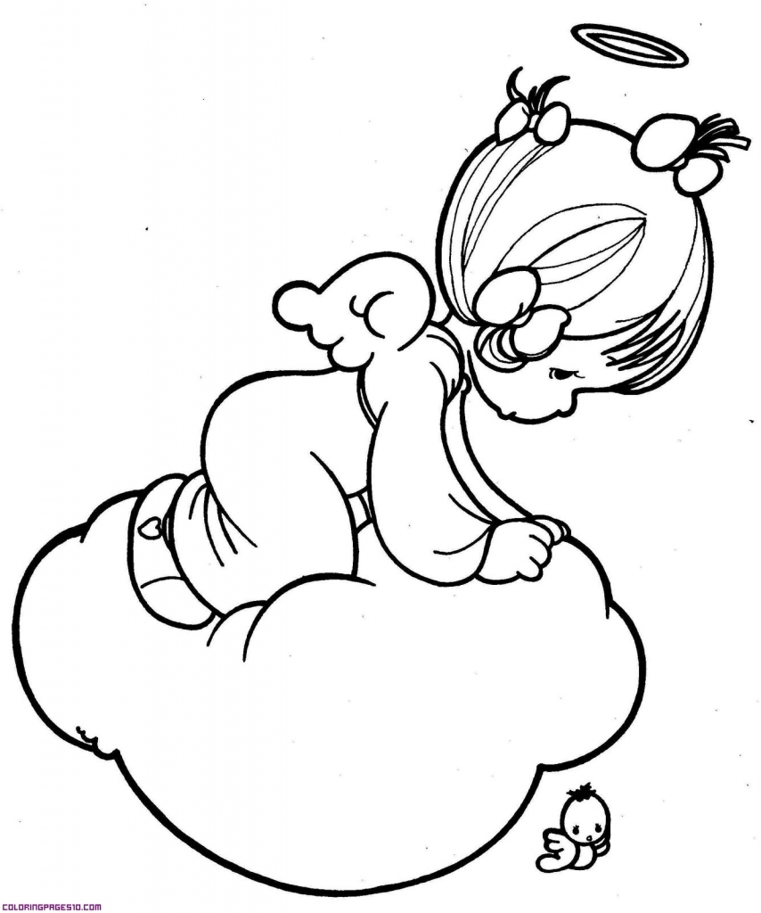854x1024 Baby Angel Drawings Baby Angel Drawings Coloring Pages Drawings