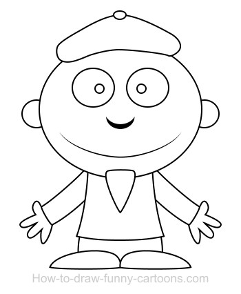 350x426 Drawing An Artist Cartoon