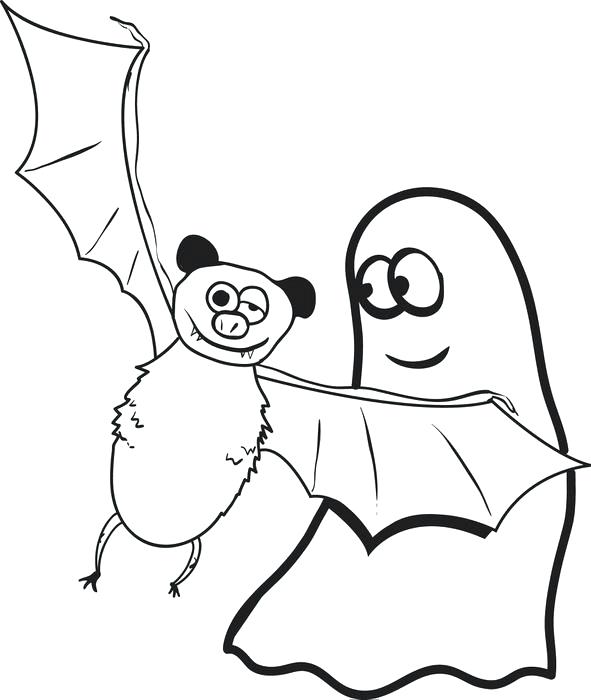 591x700 Bats Coloring Pages Free Printable Cartoon Bat Coloring Page