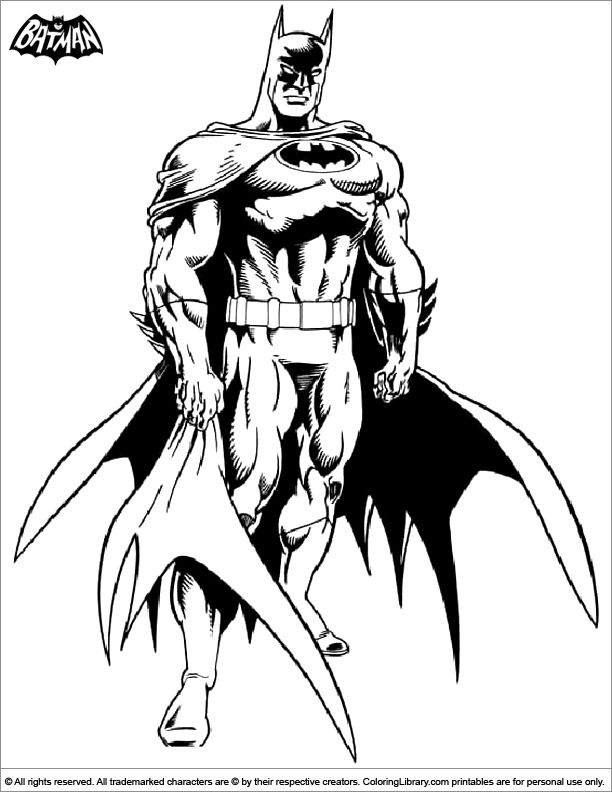 Cartoon Batman Drawing