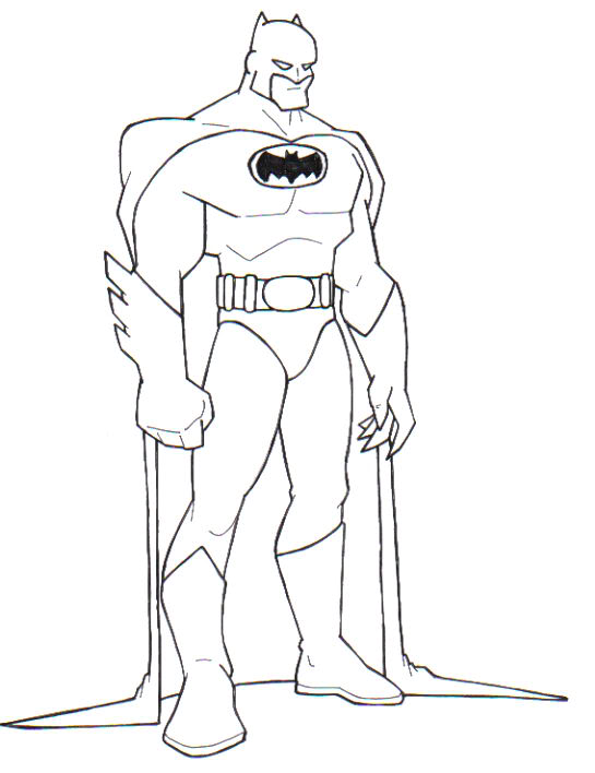 545x708 Batman Cartoon Drawing