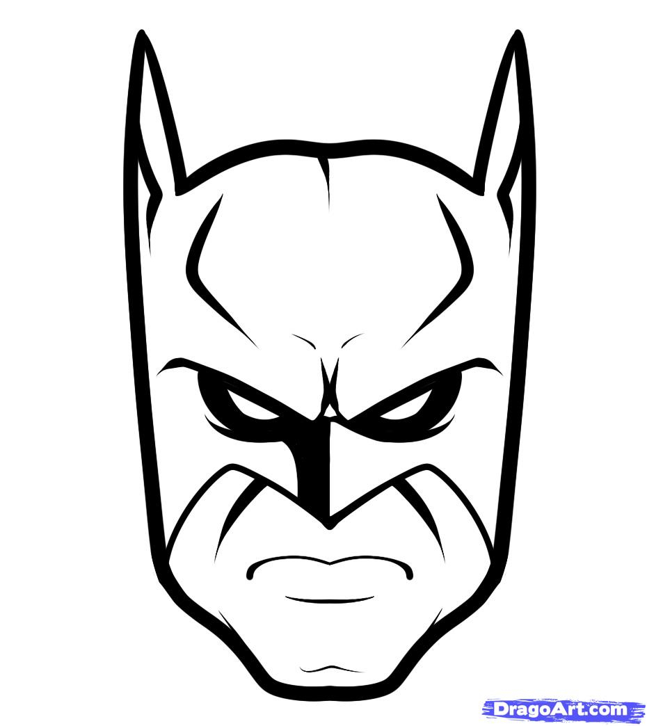 930x1044 Cartoon Batman Drawing How To Draw Batman Easy, Step By Step, Dc