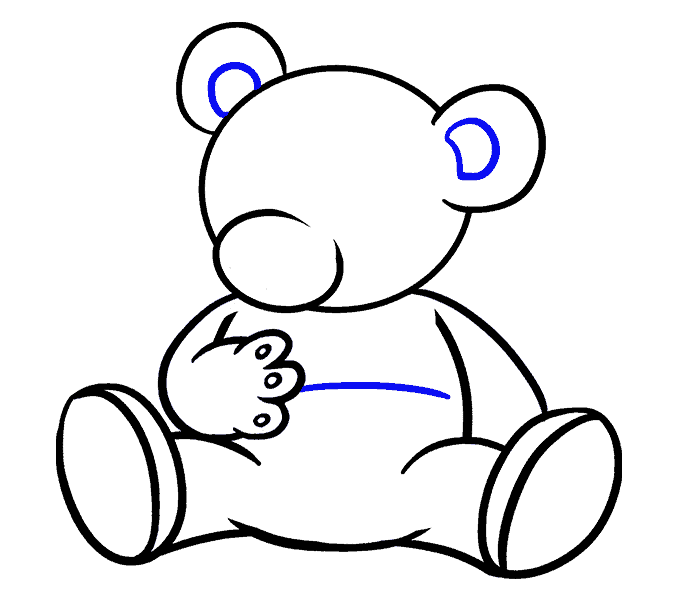678x600 How To Draw A Cartoon Bear In A Few Easy Steps Easy Drawing Guides