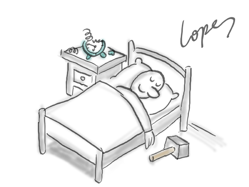 Cartoon Bed Drawing