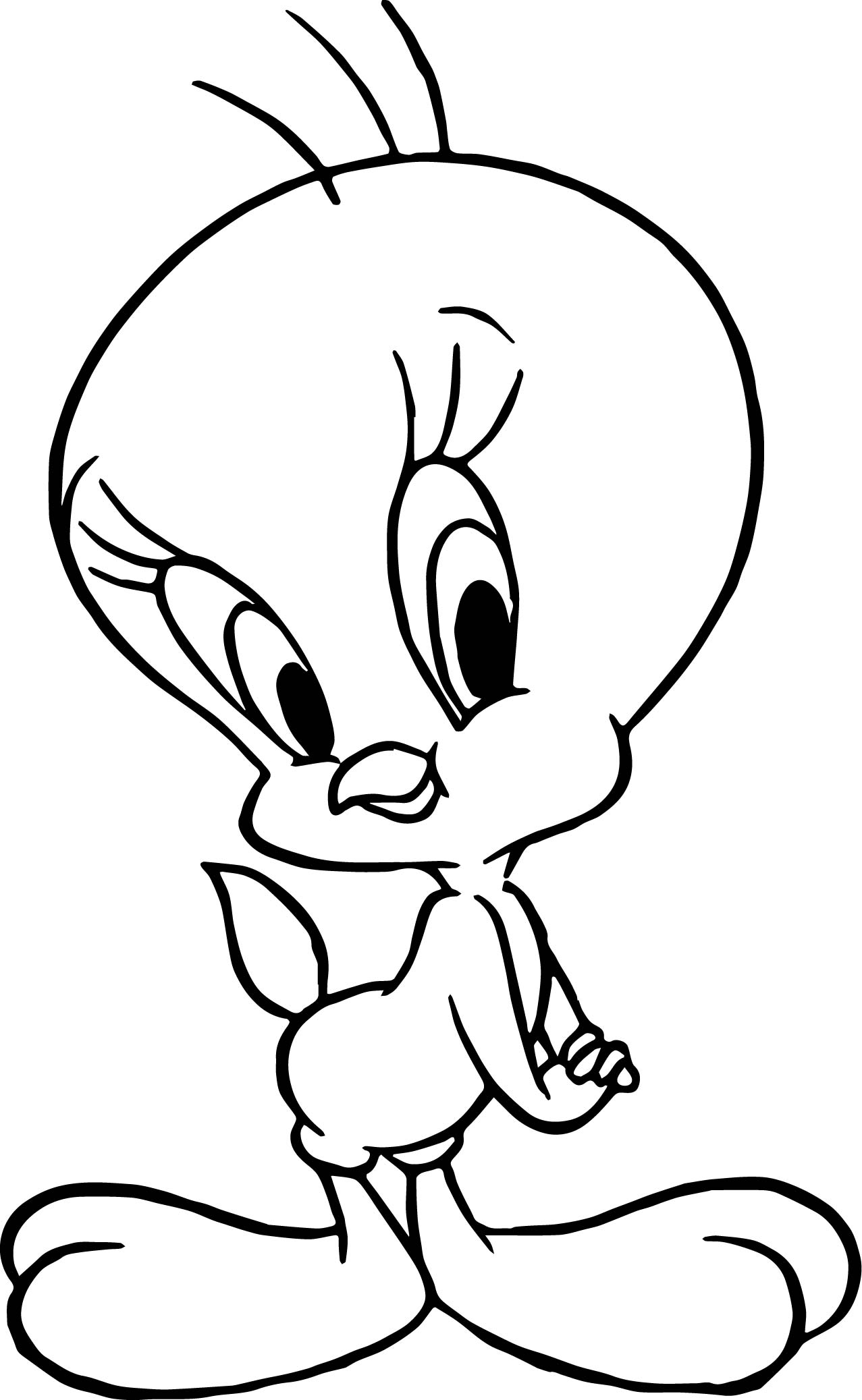 1277x2075 Cool Coloring Pages Draw Tweety Bird Looney Tunes Cartoons Games