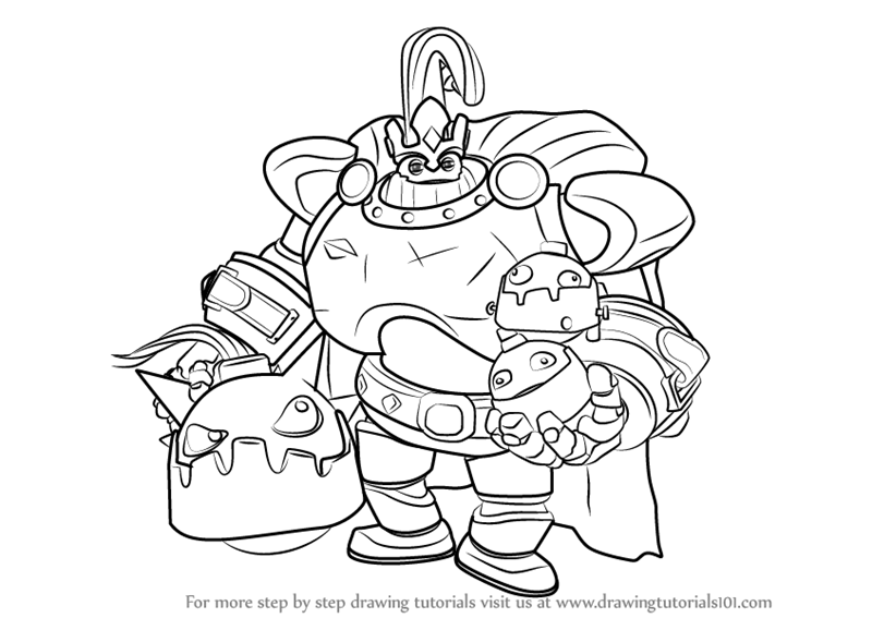 800x567 Learn How To Draw Bomb King From Paladins (Paladins) Step By Step
