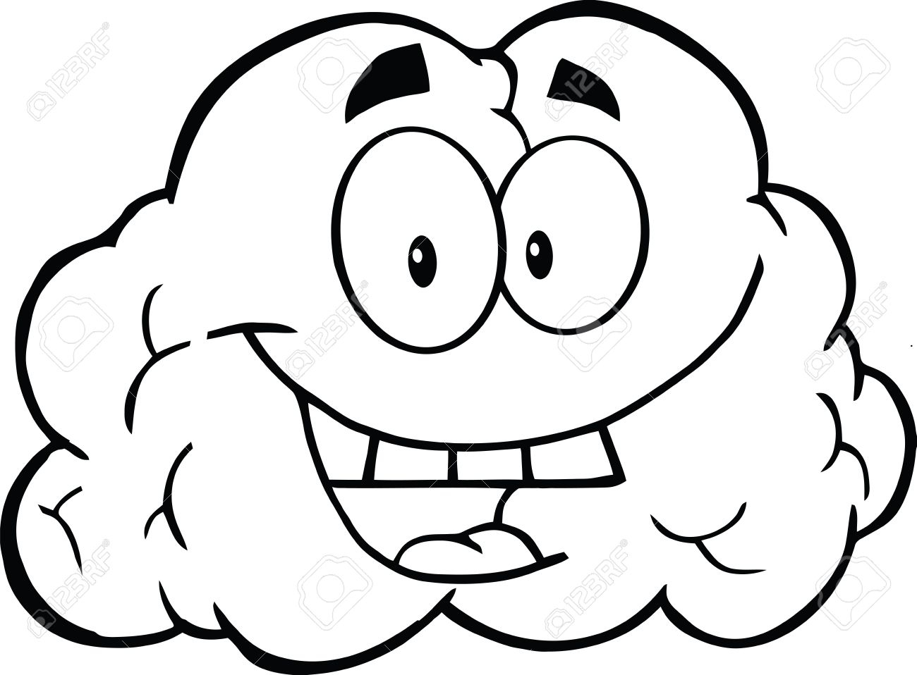 1300x958 Brain Cartoon Drawing